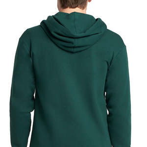 Sudaderas con capucha de invierno de algodón con logotipo personalizado para hombre, sudaderas con capucha con cremallera completa de peso pesado - Product Image 4