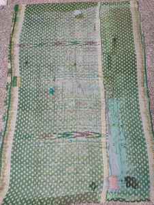 Cosido a mano 100% algodón hecho a mano Reversible Kantha sostenible Kantha tradicional Vintage hecho a mano Boho Chic Kantha - Product Image 6