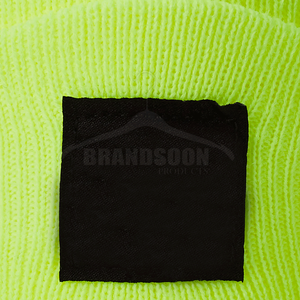 Prix de gros, logo personnalisé, bonnets pour hommes 100% laine respirants - Product Image 4