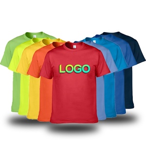เสื้อยืดผู้ชายคอกลมแขนสั้นผ้าคอตตอน100% ทรงพลัสไซส์100% ควบคุมการหดตัว - Product Image 2