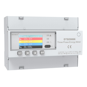 Compteur d'énergie électrique triphasé IoT DTSD9866-CD7 avec écran LCD Fréquence d'énergie et compteur de courant pour les paramètres industriels - Product Image 1