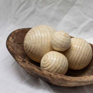 Resin Sphere with Stripe or <b>Chess</b> Pattern Bone Inlay Ball for Showpiece <b>Table</b> Decor Balls Living Room Centerpiece Gifted Balls - Product Image 4