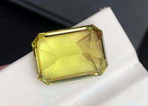 Cuarzo Limón Facetado de Primera Calidad - Increíble Color Cuarzo Limón - Piedra Natural Suelta para Hacer Anillos y Joyas - Product Image 6