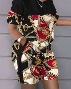 Moda hombre Casual verano Pantalones cortos conjuntos algodón manga corta Camiseta pantalones cortos Hombre gimnasio chándal conjunto - Product Image 2