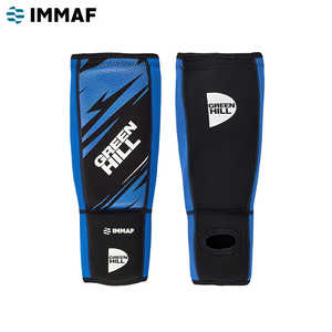 Protège-tibias GREEN HILL Immaf bleu pour arts martiaux MMA - Product Image 4