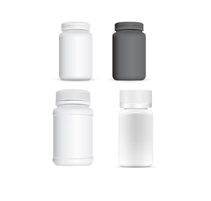 Boîte en plastique blanc de haute qualité, flacons à vitamines vides, ronds, 45 ml, 60 ml, 80 ml, 100 ml, 120 ml, 150 ml, boîte de rangement - Product Image 4