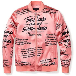 USA UK FOR WORLD Chaqueta bomber de satén - Product Image 4