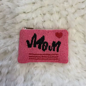 กระเป๋าใส่เหรียญประดับลูกปัดแบบคลาสสิกกระเป๋าแต่งหน้าประดับด้วยลูกปัดมุกและเพชรของขวัญสำหรับงานแต่งงานหรือปาร์ตี้สำหรับผู้หญิง - Product Image 1