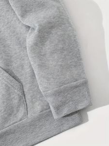 Sweats à capuche pour hommes Offre Spéciale à manches longues pour l'hiver 100% coton Basics haute qualité teint uni meilleur matériel - Product Image 5
