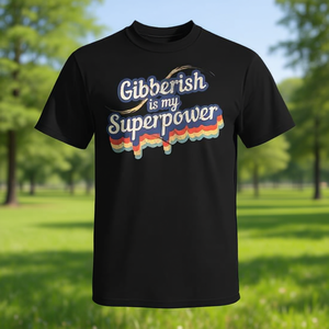 Camiseta Premium 'Gibberish Is My Superpower', Camiseta Promocional Premium - Product Image 3