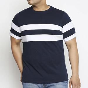 OEM Logo personnalisé T-shirt pour hommes Spandex coton lourd 180 grammes col oversize manches courtes panneau personnalisé couleur maillot vierge - Product Image 2