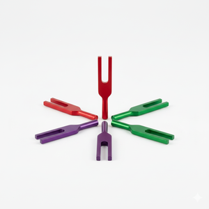 Diapasón Neurológico de Aleación de Aluminio para Sanación, Disponible en Diferentes Colores, con Código de Color para Chakras, Ponderado, Médico y Quirúrgico - Product Image 3