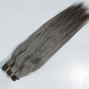 Vente en gros d'extensions de cheveux brésiliens vierges naturelles de haute qualité en vison du sud de l'Inde, cheveux humains naturels à cuticule alignée - Product Image 1