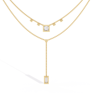 Collar de Oro de 18K con Diamante Cultivado en Laboratorio, Hermosa Pieza para Damas - Product Image 2