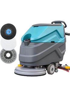 HIGH QUALITY 22 Floor Scrubber <b>Machine</b> Cordless Walk Behind Scrubber 5 Hours <b>Run</b> timefor Garage Shop Warehouse Epoxy Floors - Product Image 2