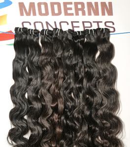 Extensions de cheveux humains indiens du temple noir naturel non transformé, 100% vierges, styles de vague de corps, qualité de cheveux Remy - Product Image 2