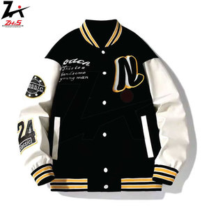 Blousons universitaires personnalisés unisexe de haute qualité pour l'hiver, style streetwear décontracté, vente en gros OEM, personnalisation frontale – Meilleures ventes - Product Image 3