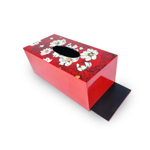 Caja de Pañuelos de Arte Popular Vietnamita Hecha a Mano con Laca Tradicional, Ecológica, Tamaño Personalizado, Artesanía para Uso Diario, Decoración del Hogar - Product Image 2