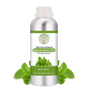 Aceite esencial de menta verde destilada al vapor natural 100% para marcas de cuidado personal y cuidado de la piel de marca privada al por mayor - Product Image 1