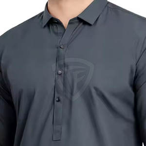 Luxe Hommes Shalwar Kameez Vêtements traditionnels pakistanais Tissu en coton Prêt à porter Vente en gros - Product Image 5