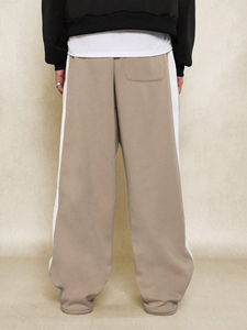 Pantalones Deportivos Personalizados para Hombre, de Gran Peso, Corte Holgado, Parte Inferior Abierta, de Alta Calidad - Product Image 3