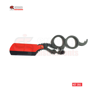 Maquinilla de afeitar recta Afeitado de barba Anillo doble Barbero Afeitado Recorte de barba Maquinilla de afeitar de corte recto Aseo Afeitado y depilación - Product Image 2