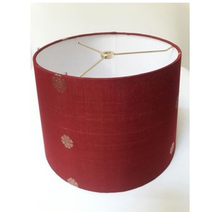 Couvertures et abat-jour de lampes suspendues à tambour en tissu de lin moderne personnalisé Design d'éclairage élégant et élégant - Product Image 1