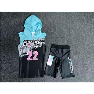 Nuevo diseño de ropa deportiva transpirable para exteriores para adultos y jóvenes 7 en 7 uniforme con mangas cortas de talla grande MOQ bajo - Product Image 3