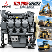 Moteur diesel industriel de type V refroidi par eau turbocompressé DEUTZ TCD2015 V06 V08 200-500 kW 268-670 CV pour machines de construction