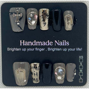 Large Chrome Mirrors with Stiletto Pattern - Product Image 1