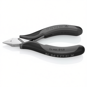 Cisaille diagonale électronique Knipex avec mini-tête, poignée polie miroir et poignées multi-composants, ciseaux et cisailles pointus - Product Image 2