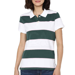Polos de mujer de Moq bajo de último estilo hechos en el mejor material Polos de mujer transpirables - Product Image 1