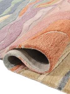 Tapis multicolore en laine touffeté à la main, de haute qualité pour le salon, les hôtels et les espaces commerciaux. - Product Image 4