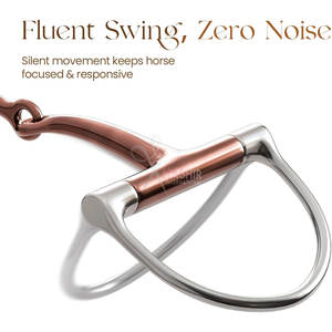 Snaffle Bit <b>Stainless</b> <b>Steel</b> <b>Ring</b> Jointed Loose <b>Ring</b> Equestrian Horse Tack Training Riding Bit HASHIR INTERNATIONAL HI-HB-08 - Product Image 5