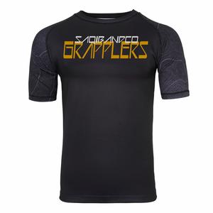 Rash Guard à manches courtes, Design vierge Rash Guard personnalisé Arts martiaux Wear & Fitness Wear pour Bjj & MMA - Product Image 5