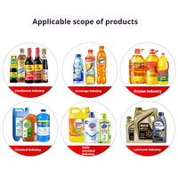 Machine automatique de remplissage d'eau 10 ml pour bouteilles/pots de savon liquide, boissons et produits chimiques, contrôlée par PLC, en plastique – Vente chaude usine