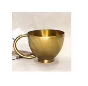 ผู้ผลิตอินเดียคุณภาพดีแก้วกาแฟแฮนด์เมดออกแบบด้านบนทองเหลืองงานฝีมือในราคาขายส่ง - Product Image 4