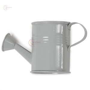 บัวรดน้ำโลหะแบบโบราณสามารถเคลือบสีฝุ่นสีเทาได้อย่างน่าชื่นชมสำหรับไลฟ์สไตล์ในบ้านและสวน - Product Image 4