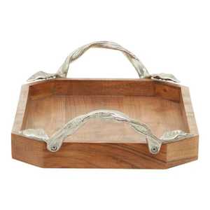 Vaisselle Décoration Traiteur Plateau En Bois Alimentaire Petit Déjeuner Plateau De Service Forme Irrégulière Pâtes Plateau De Service - Product Image 4
