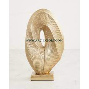 Diseñador Ramas Mármol verde Objeto hecho a mano Escultura Chapado en oro Tendencia Artesanía de metal más demandada - Product Image 3