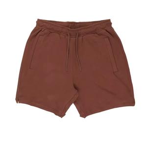 OEM Custom Men's Vintage Casual Shorts 100% Knitted Cotton Breathable High Street Style Solid Pattern Professionally Painted - Product Image 4