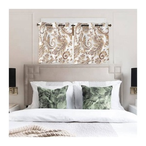 Ultime marque vente chaude 2024 résistant à l'usure chambre rideaux ménage cuisine accessoire fenêtre lin respirant court rideau - Product Image 2