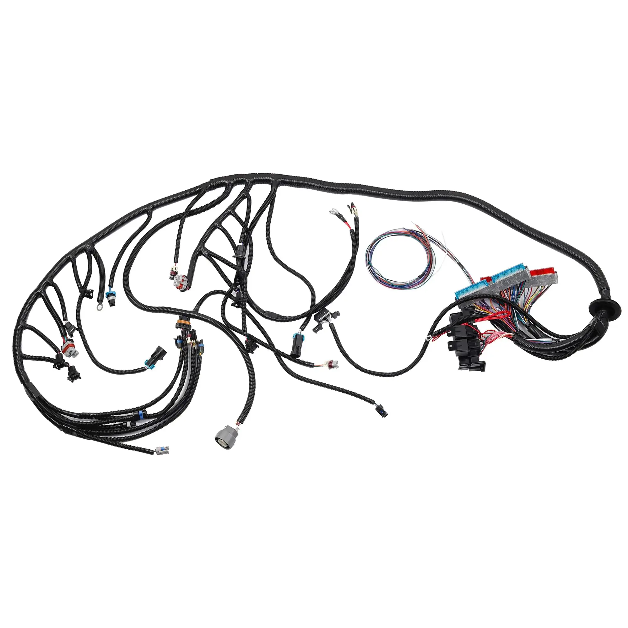 AUTOMOTIVE Standalone-Kabelbaum 4 L60E DBC Kompatibel mit 1997-2006 GM LS1 Gen 3 Vortec Swap Engine 4.8 5.3 6.0 Stand Alone