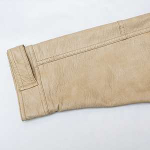 Nueva llegada chaqueta de cuero tejido transpirable bordado Diseño moda alta calidad unisex chaqueta de motocicleta - Product Image 5