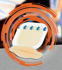 Pansement médical jetable avancé en hydrocolloïde avec bordure adhésive, haute qualité et haute absorption - Product Image 5