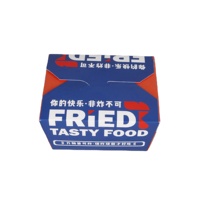 Cajas de Papel para Comida Rápida al por Mayor, Personalizadas, en Oferta, para Llevar Arroz, Estilo KFC, Pollo Frito Francés