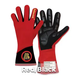 Gants de course sportifs unisexes à doigts entiers ignifuges Nomex FIA 8856-2018 - Product Image 1