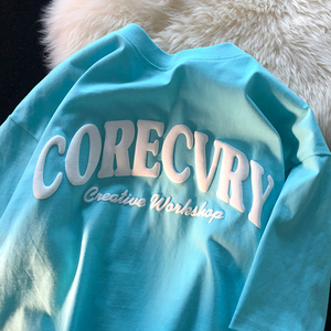 Camiseta Personalizada de Algodón 100%, Corte Regular, Tejido Sólido, Espuma 3D para Logotipo, Lisa, Manga Corta, Estilo Casual para Hombre - Product Image 5