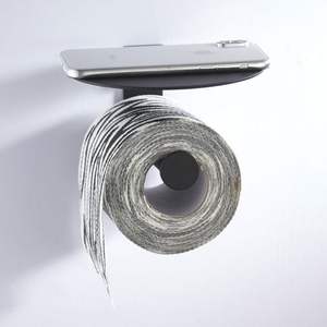 Soporte de pañuelos de acero inoxidable económico con fácil montaje en pared para un acceso conveniente - Product Image 4