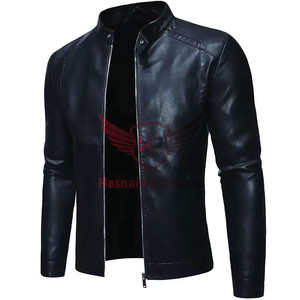 Chaqueta de cuero personalizada de calidad superior para hombre, nuevo modelo, abrigo de moto de invierno, prendas de vestir de motorista exteriores a la moda, venta al por mayor - Product Image 1